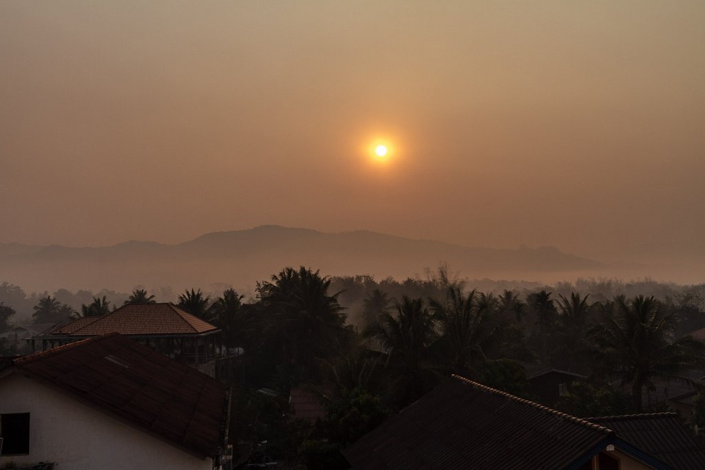 sunrise in Luang Namtha