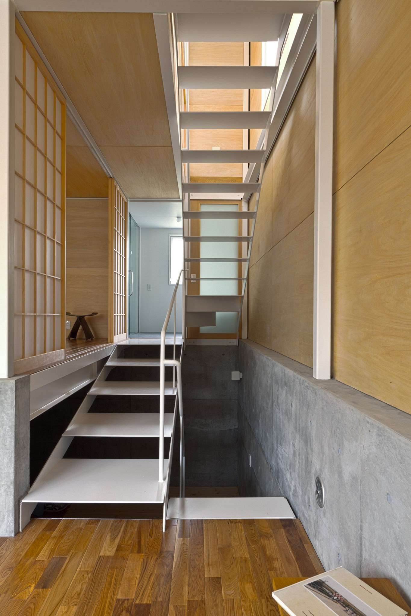 steel staircase